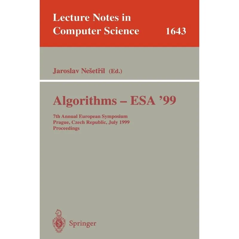 Algorithms - ESA99