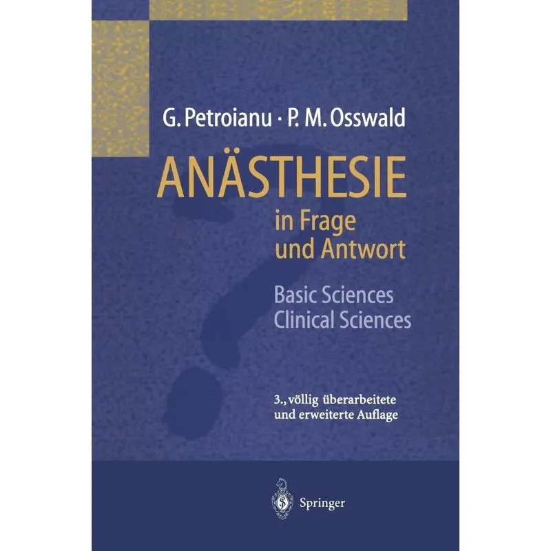 Anästhesie in Frage und Antwort