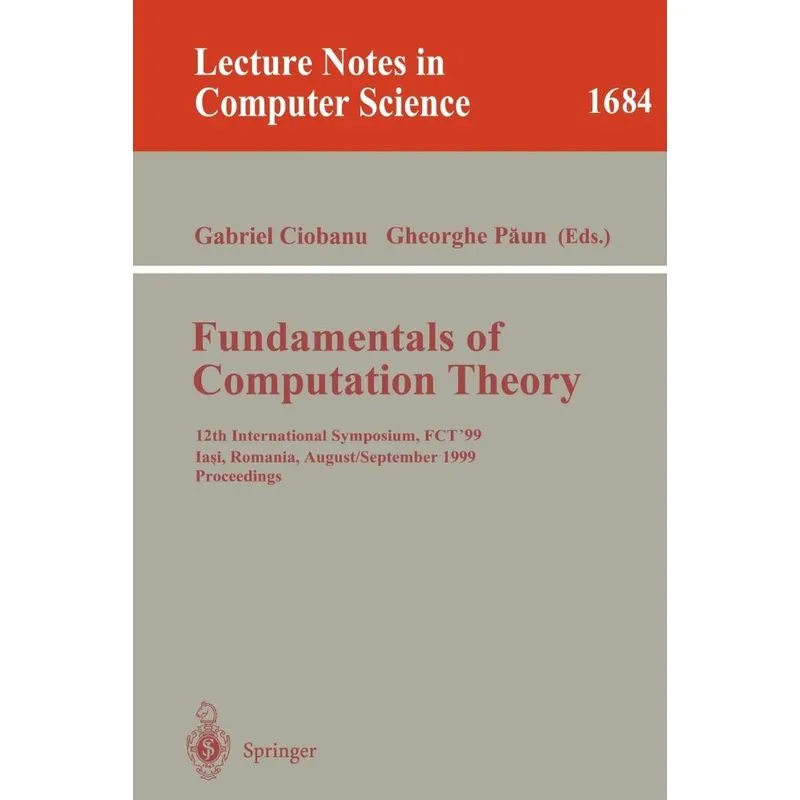 Fundamentals of Computation Theory