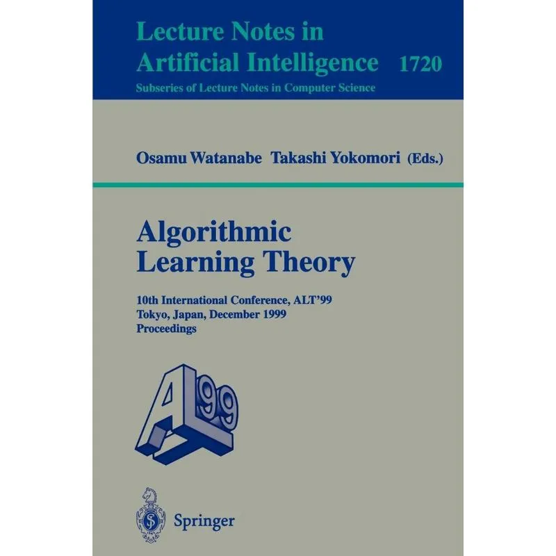 Algorithmic Learning Theory