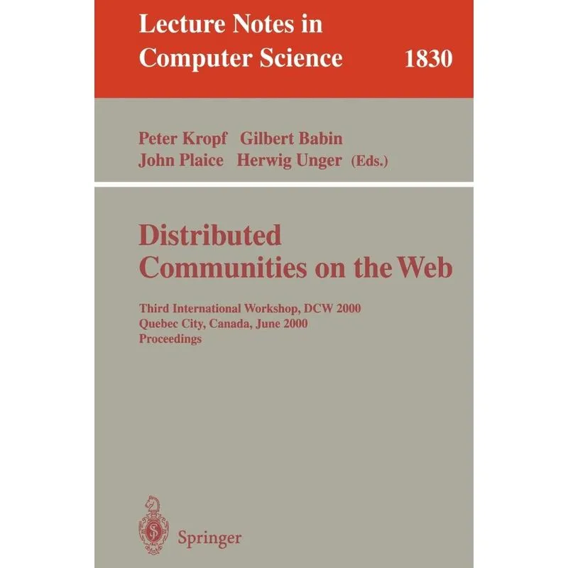 Distributed Communities on the Web