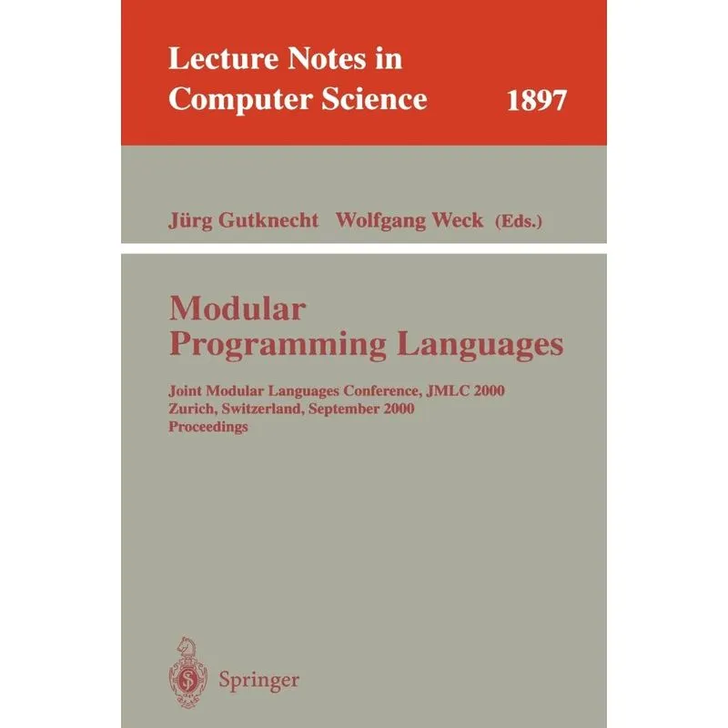 Modular Programming Languages