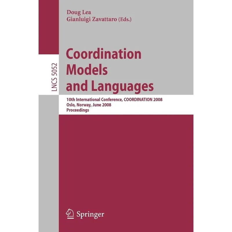 Coordination Models and Languages