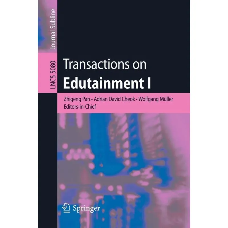 Transactions on Edutainment I