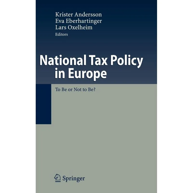 National Tax Policy in Europe