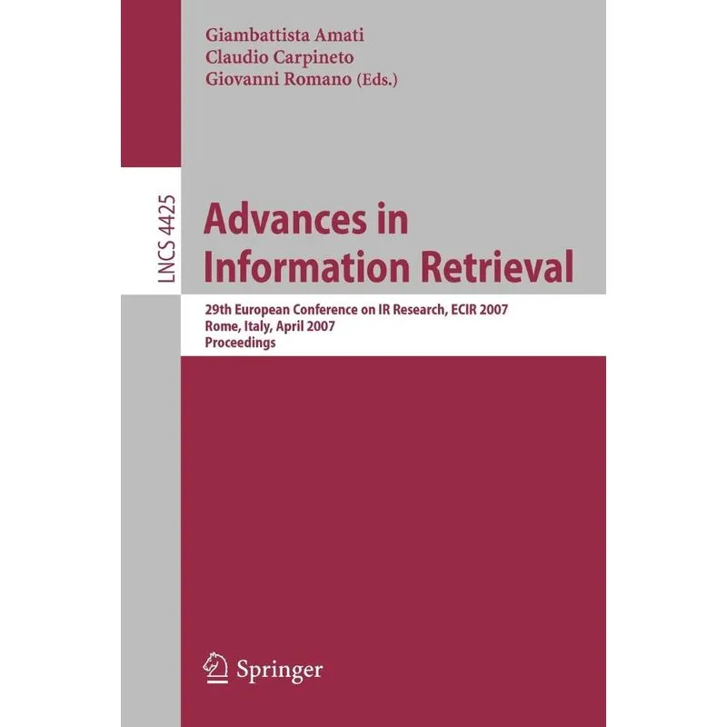 Advances in Information Retrieval