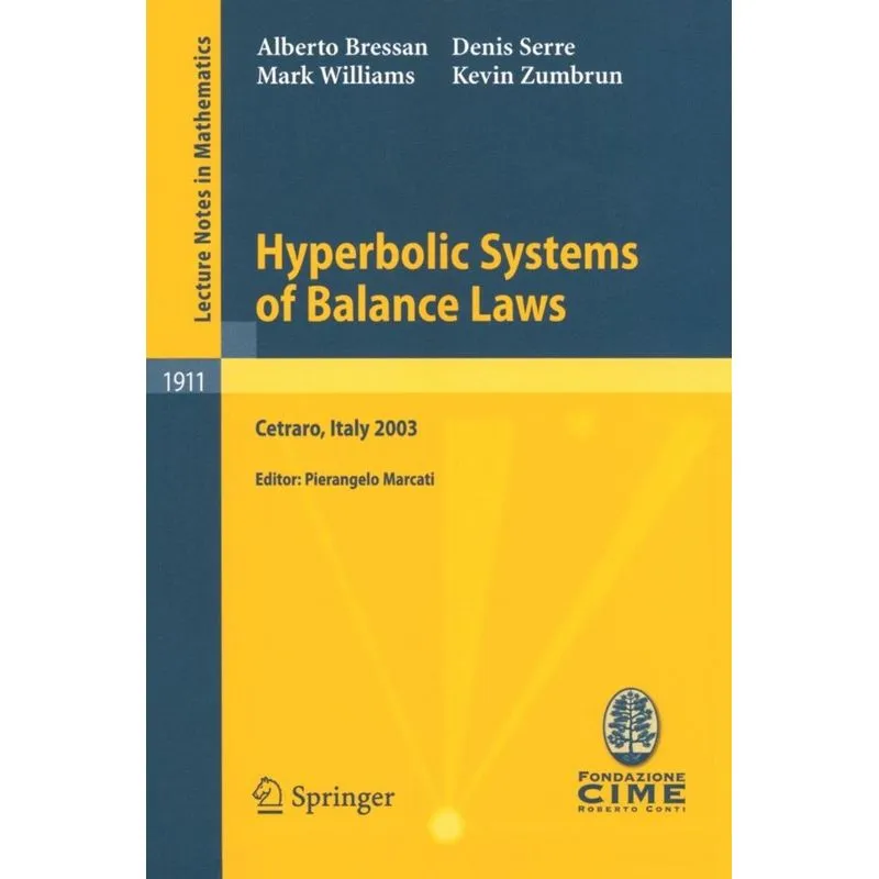 Hyperbolic Systems of Balance Laws