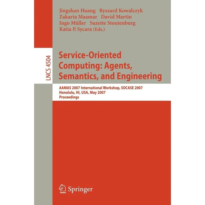 Service-Oriented Computing