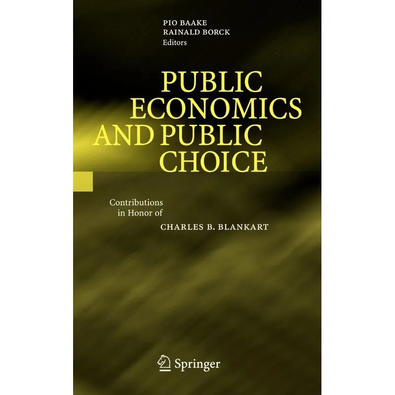 Public Economics and Public Choice