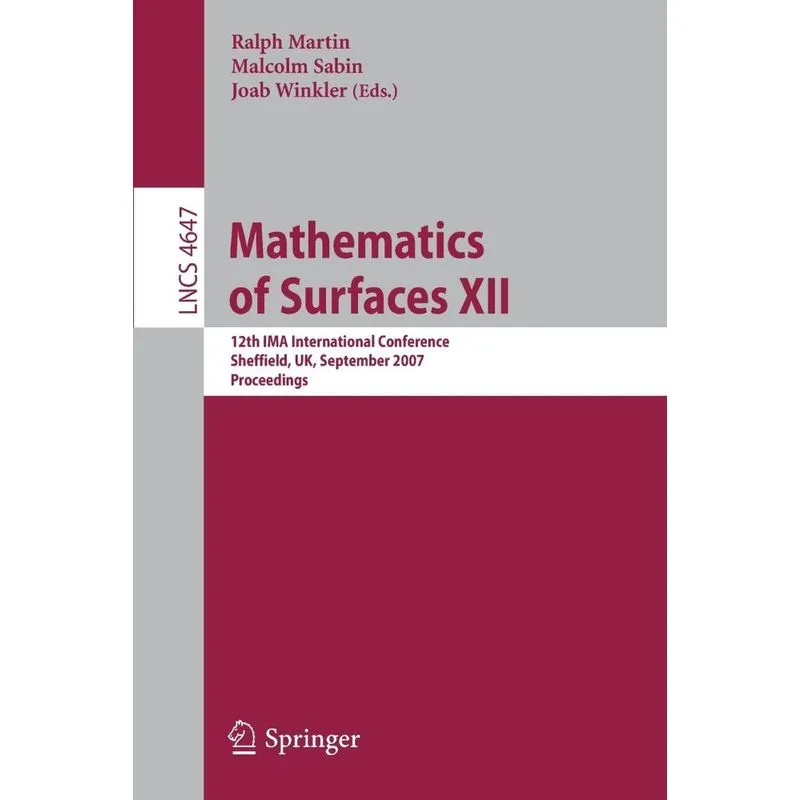 Mathematics of Surfaces XII