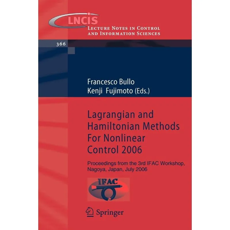 Lagrangian and Hamiltonian Methods For Nonlinear Control 20