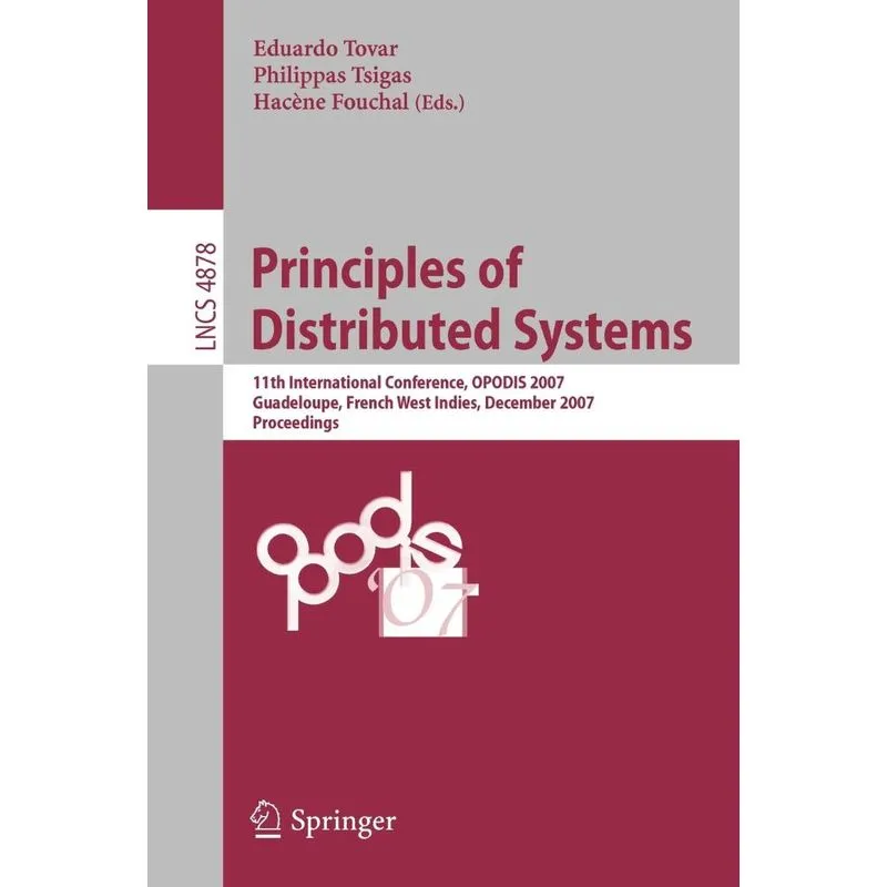 Principles of Distributed Systems