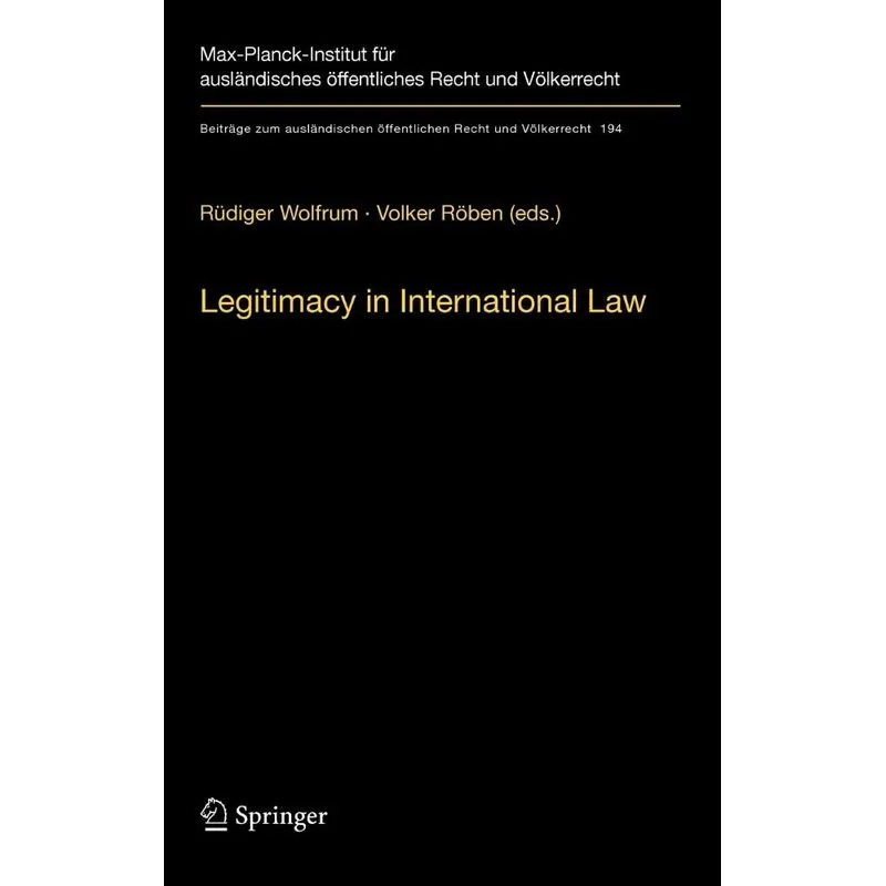 Legitimacy in International Law