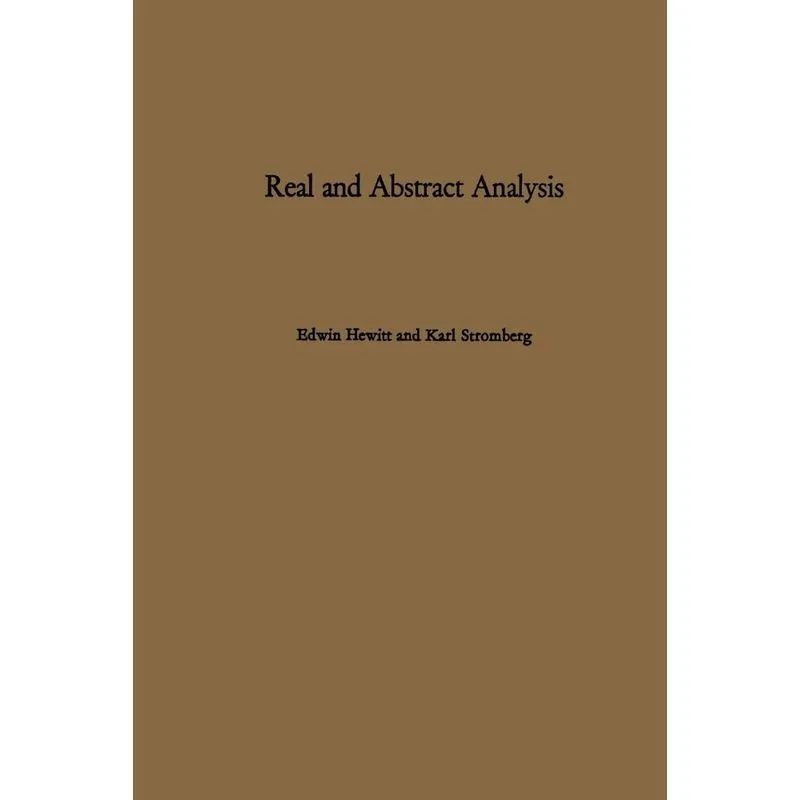 Real and Abstract Analysis