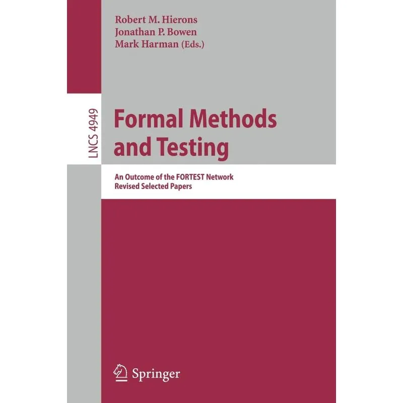 Formal Methods and Testing