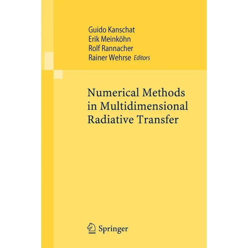 Numerical Methods in Multidimensional Radiative Transfer