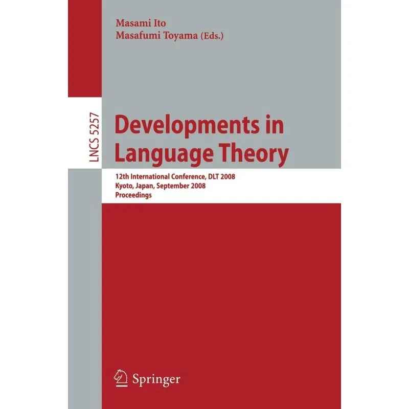Developments in Language Theory