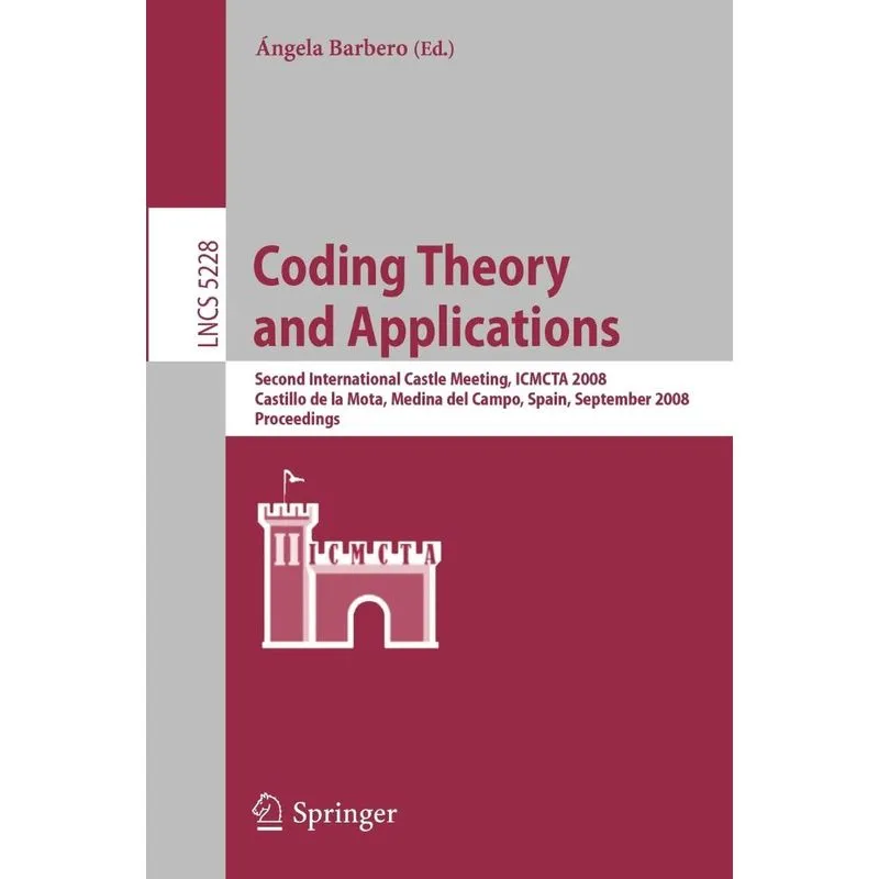 Coding Theory and Applications