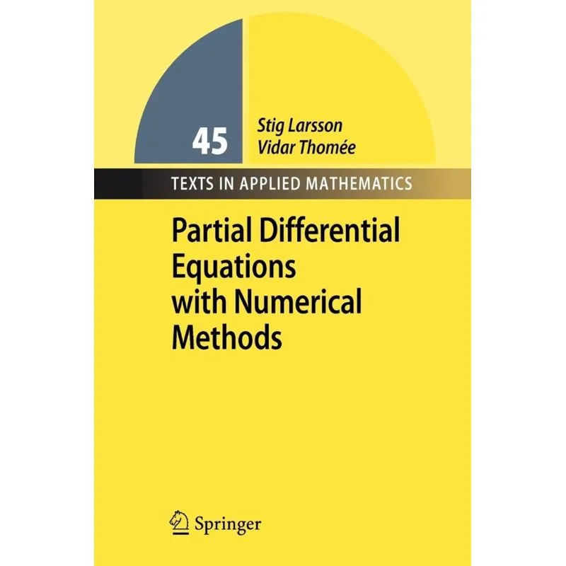 Partial Differential Equations with Numerical Methods