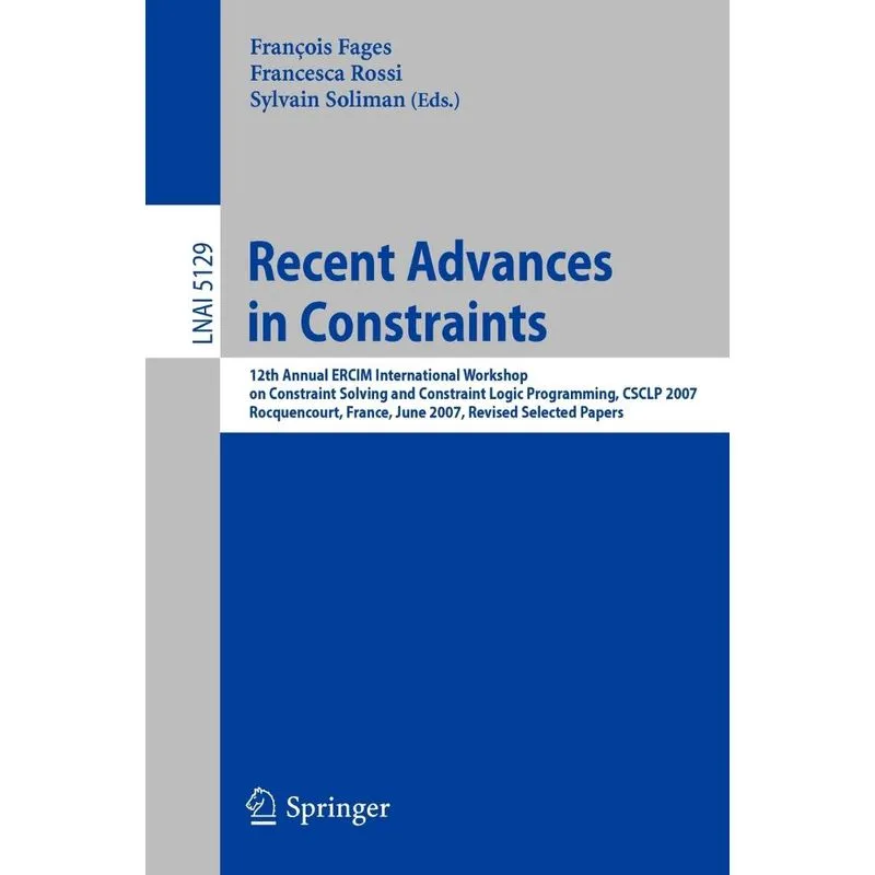 Recent Advances in Constraints