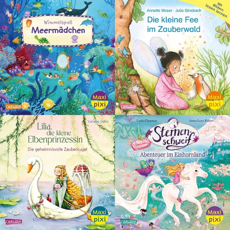 Maxi-Pixi-4er-Set 120: Fantasie und Magie (4x1 Exemplar)