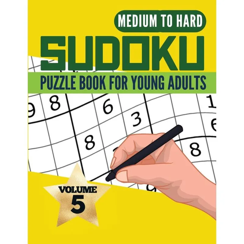 Sudoku Puzzle Book For Young Adults Medium to Hard Vol. 5
