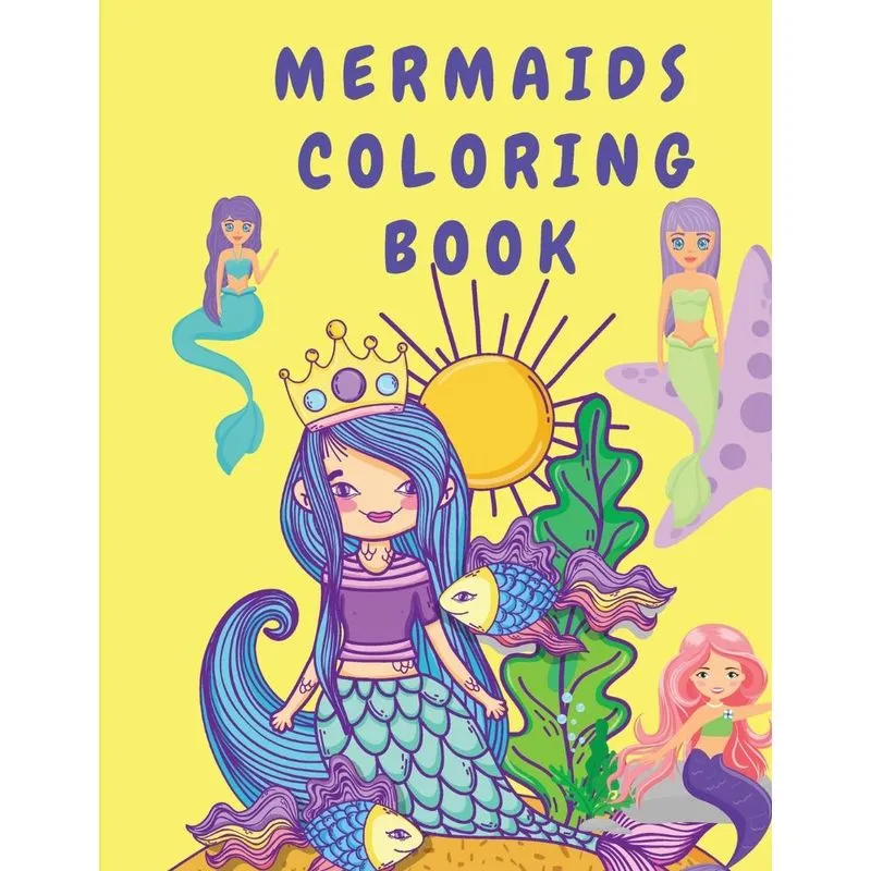 Libro para colorear de sirenas