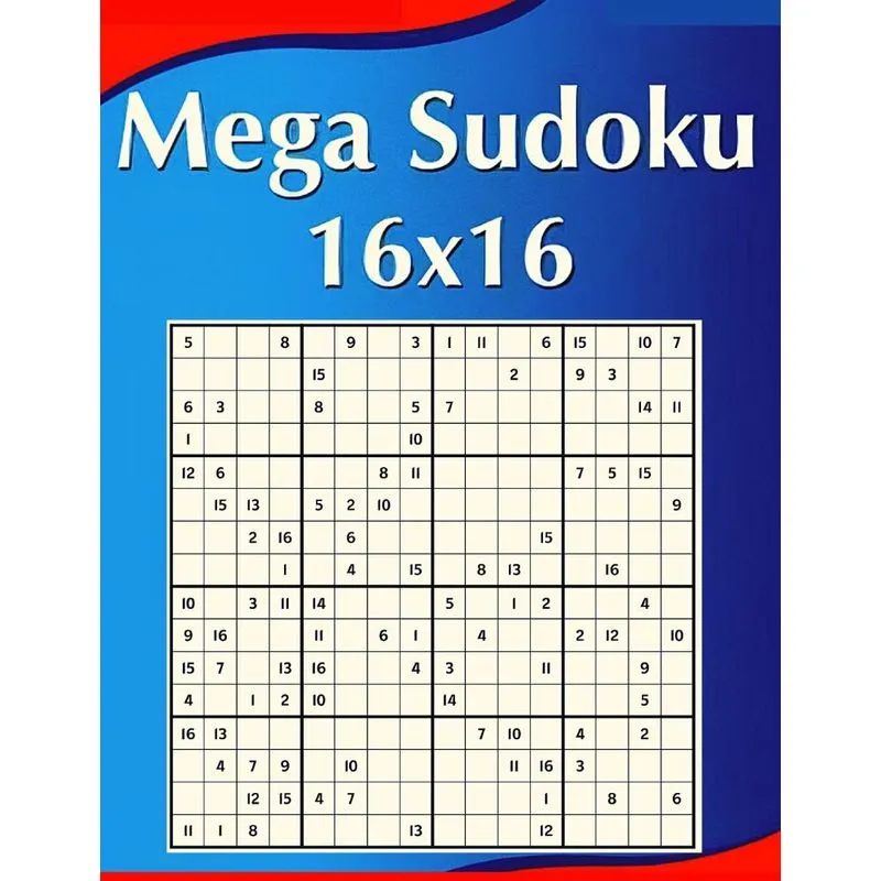 16 x 16 Mega Sudoku Large Print