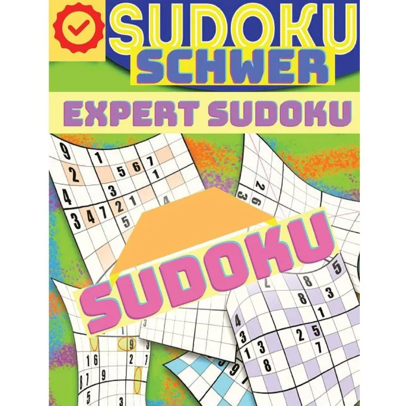 Schwer Sudoku für Erwachsene