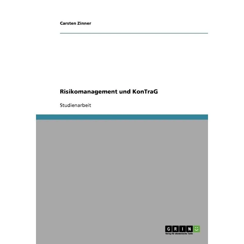 Risikomanagement und KonTraG