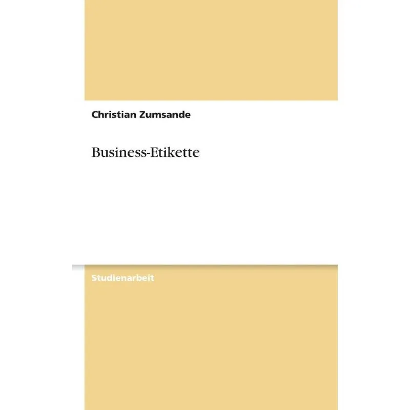 Business-Etikette
