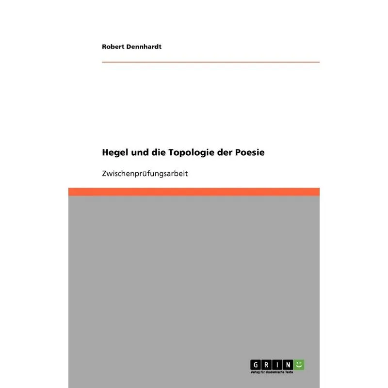 Hegel und die Topologie der Poesie