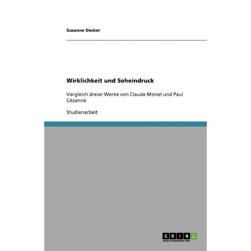 Wirklichkeit und Seheindruck