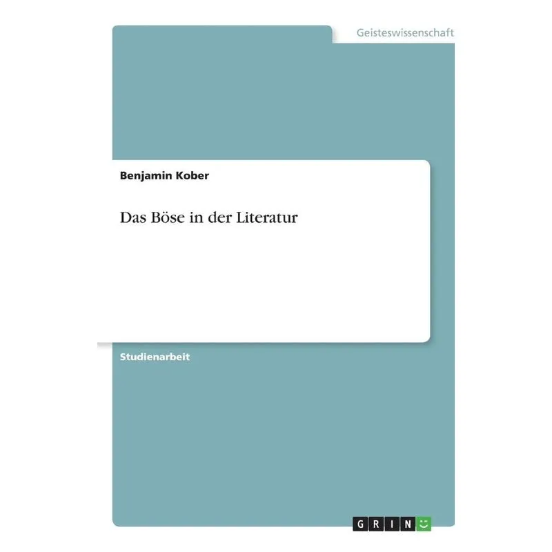 Das Böse in der Literatur