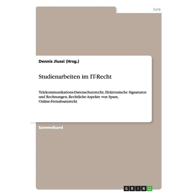 Studienarbeiten im IT-Recht