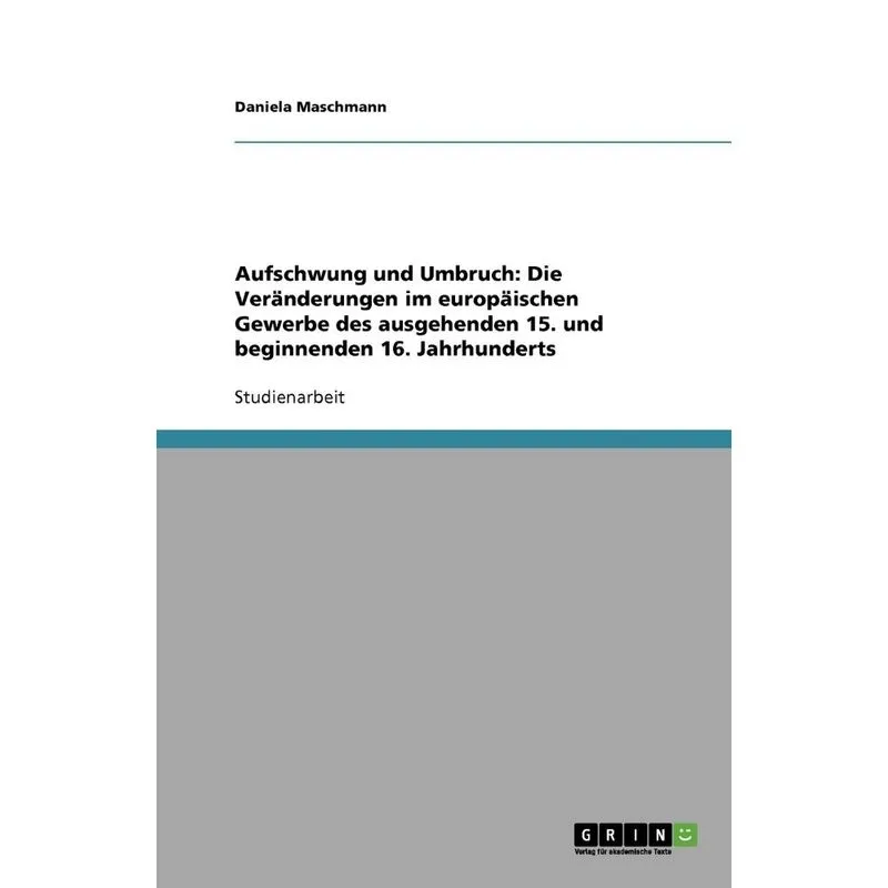 Aufschwung Und Umbruch