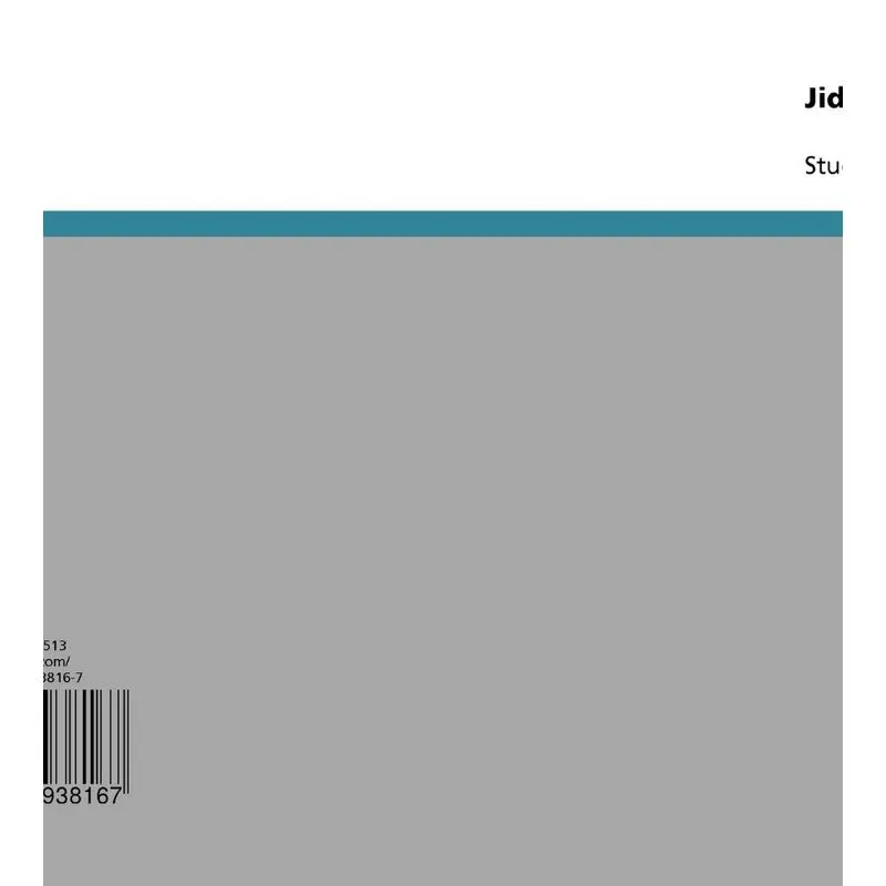 Jiddisch - Das Jüdischdeutsche