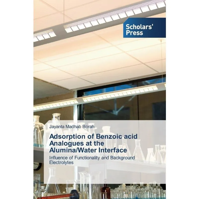 Adsorption of Benzoic Acid Analogues at the Alumina/Water I