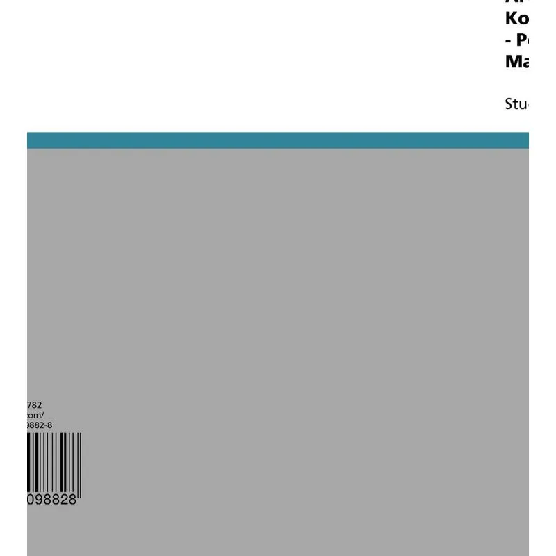 Arten und Einfluss der nonverbalen Kommunikation auf den Verkaufserfolg. Personal Selling als Marketinginstrument