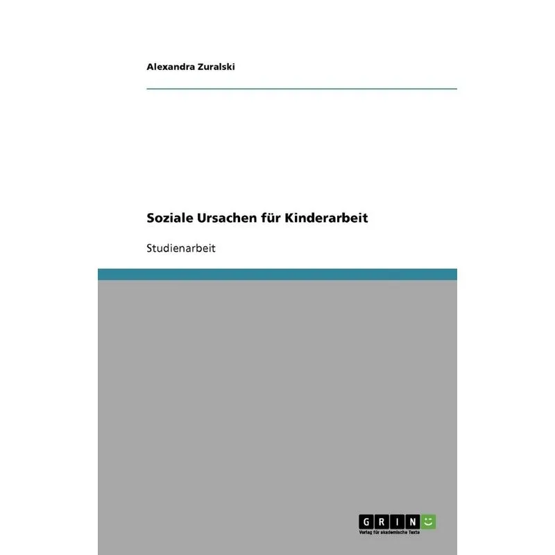 Soziale Ursachen Für Kinderarbeit