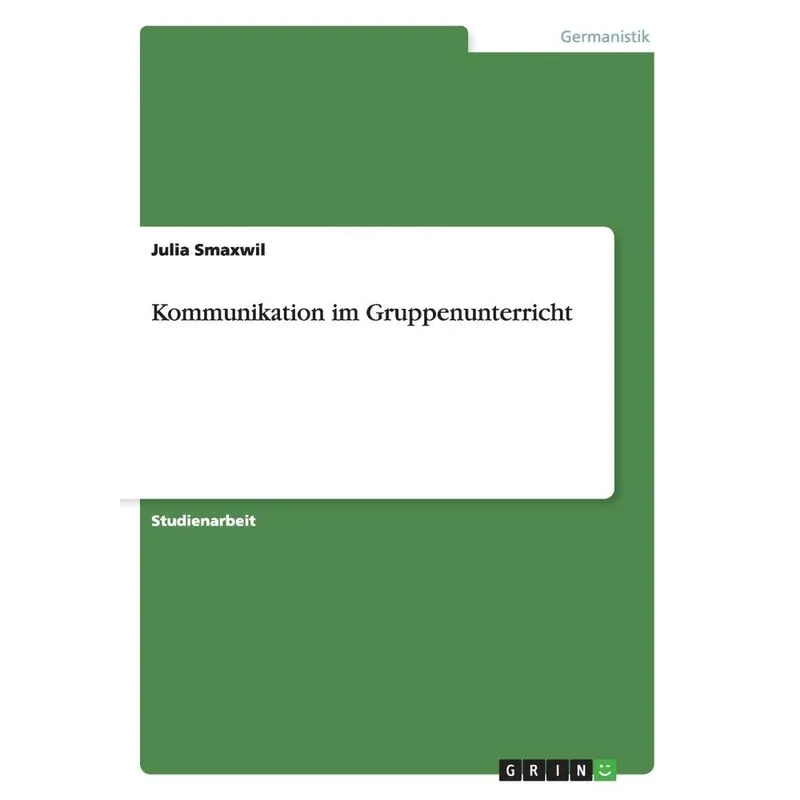 Kommunikation im Gruppenunterricht
