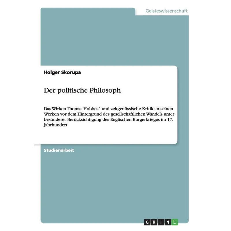 Der politische Philosoph