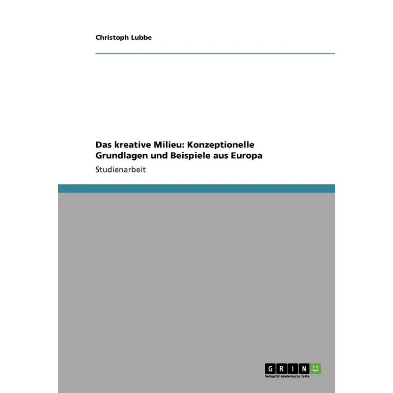 Das kreative Milieu