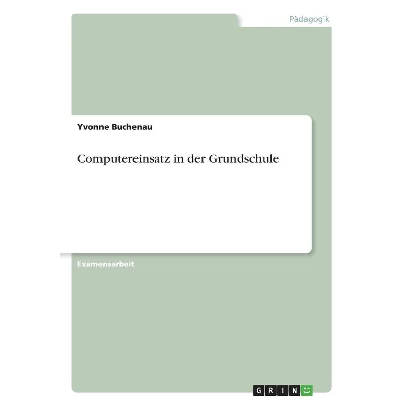 Computereinsatz In Der Grundschule