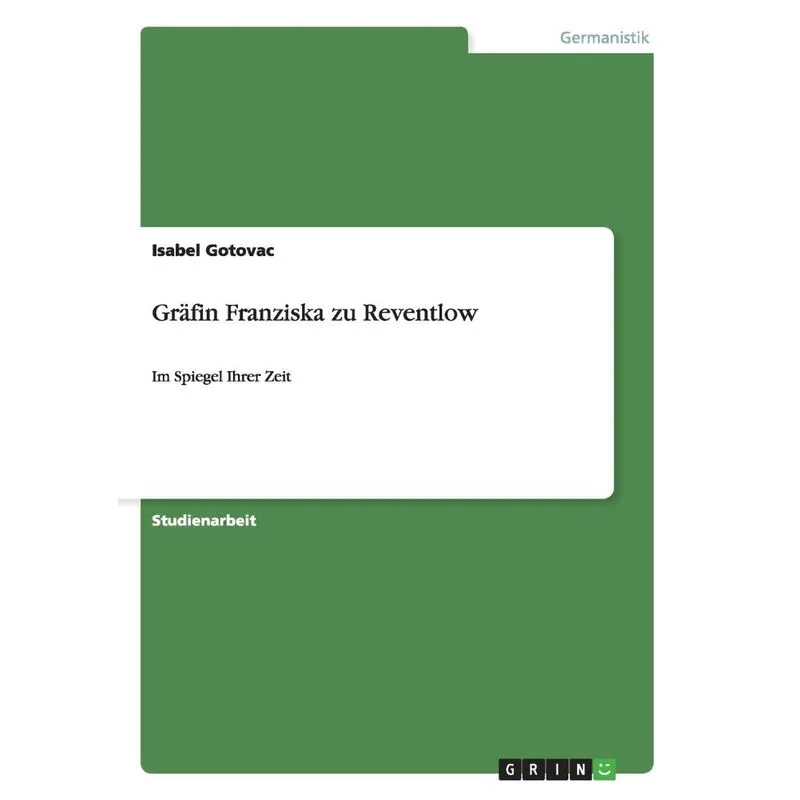 Gräfin Franziska zu Reventlow