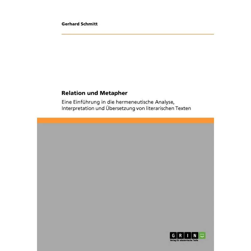 Relation und Metapher