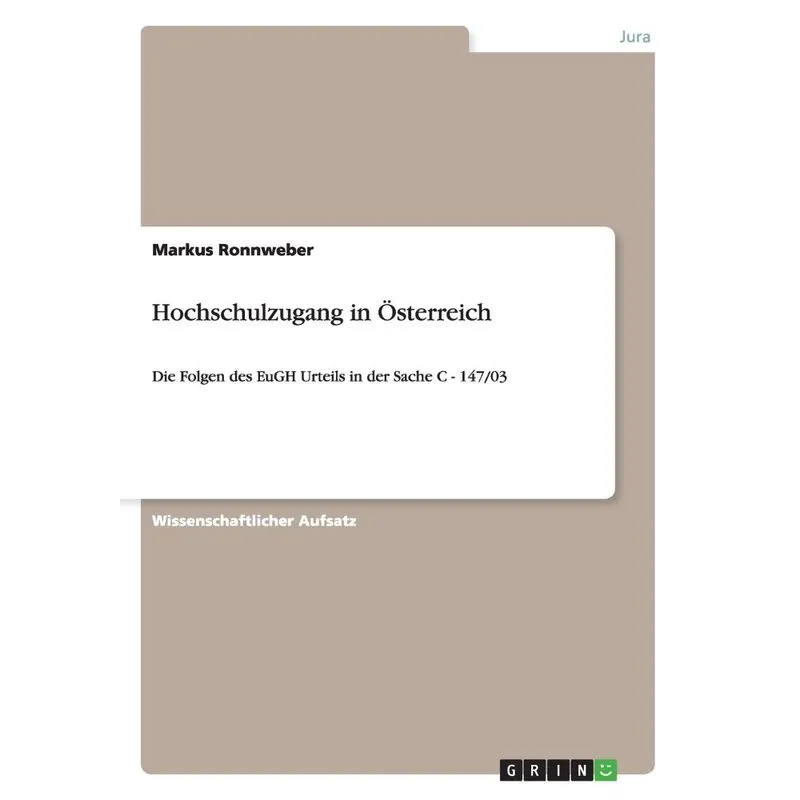 Hochschulzugang in Österreich