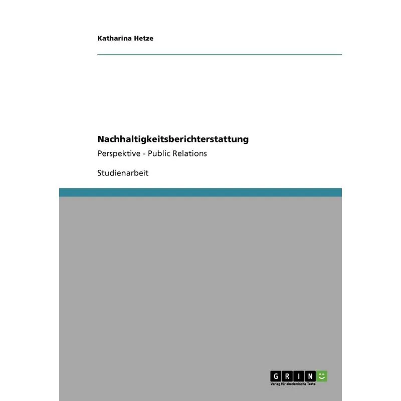 Nachhaltigkeitsberichterstattung