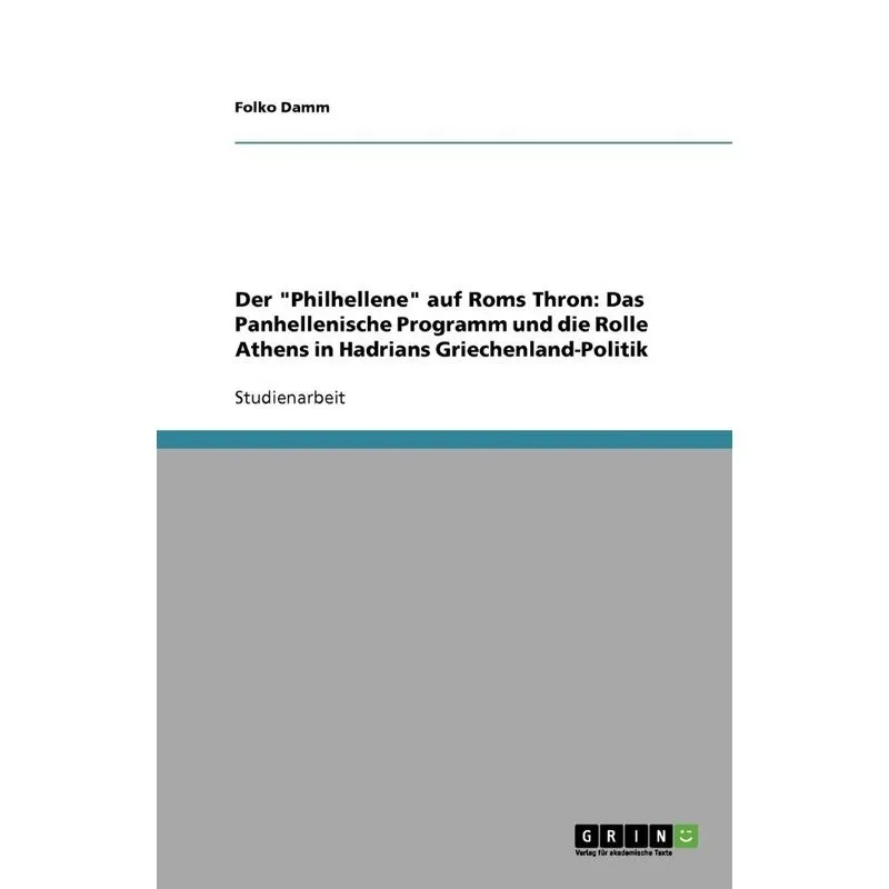 Der Philhellene Auf Roms Thron