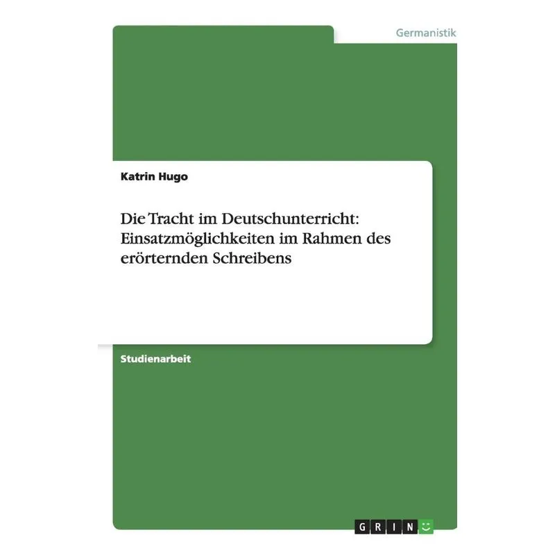 Die Tracht im Deutschunterricht